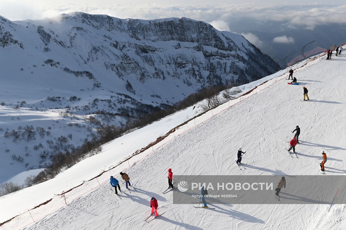 Открытие горнолыжного сезона на курорте "Красная Поляна"