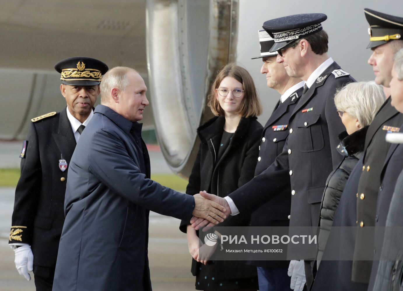 Рабочий визит президента РФ В. Путина во Францию