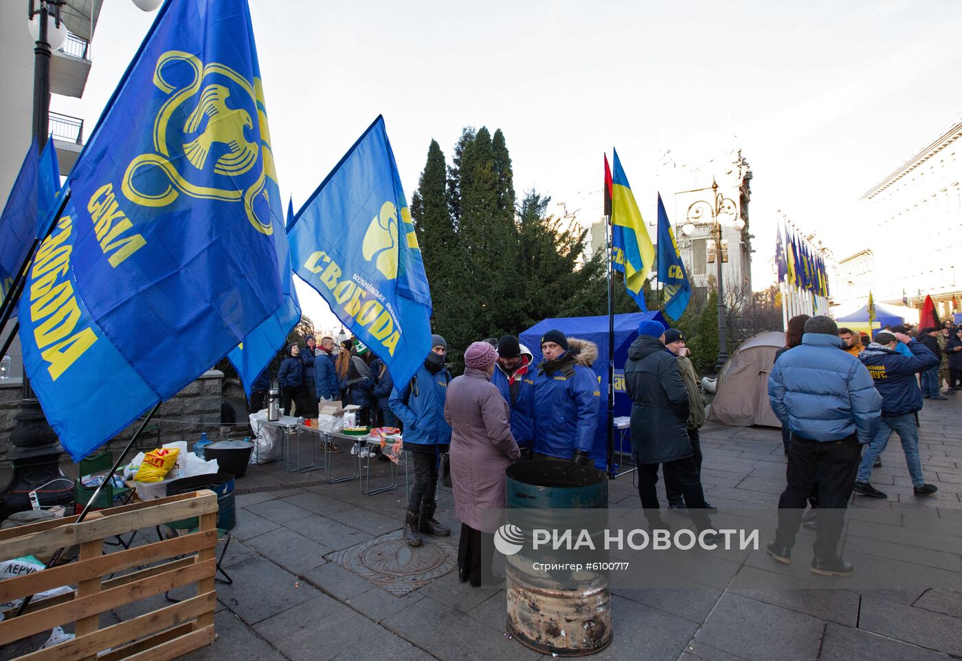 Акция протеста оппозиции в Киеве