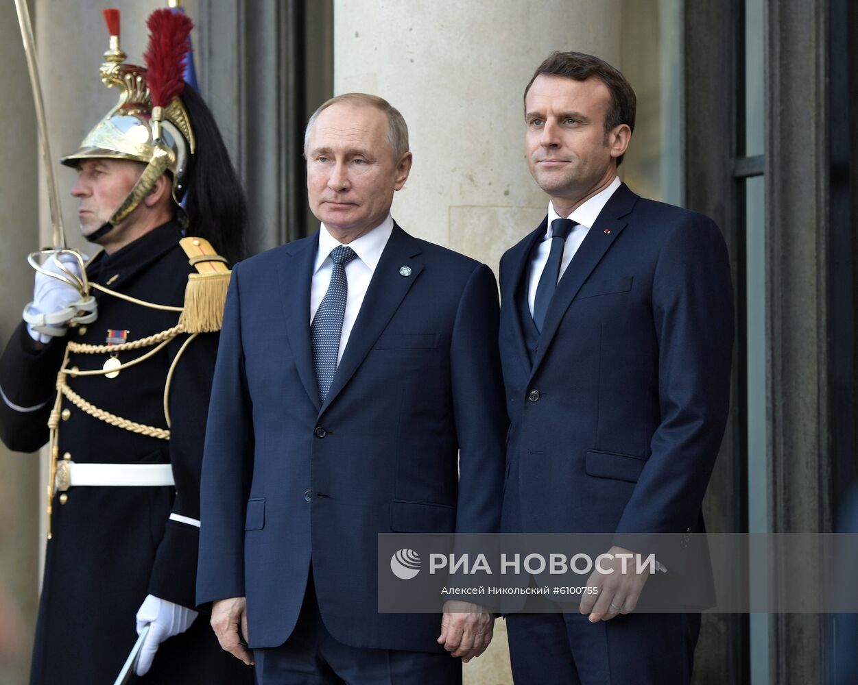 Рабочий визит президента РФ В. Путина во Францию