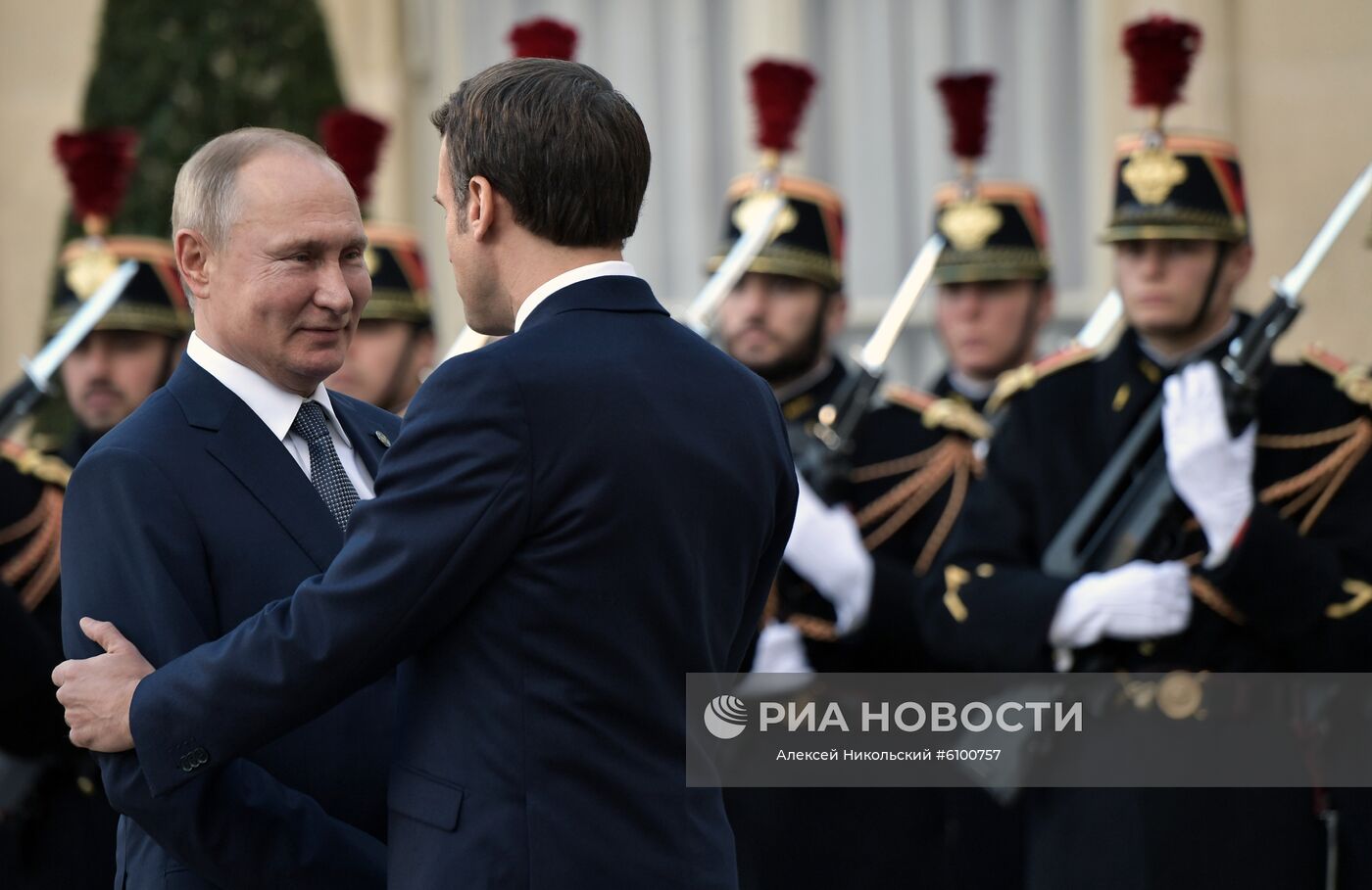 Рабочий визит президента РФ В. Путина во Францию
