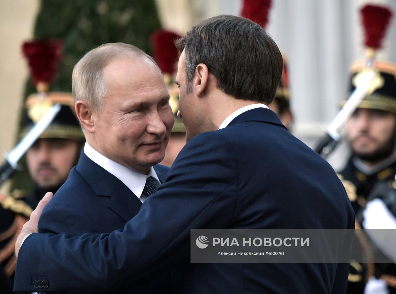 Рабочий визит президента РФ В. Путина во Францию