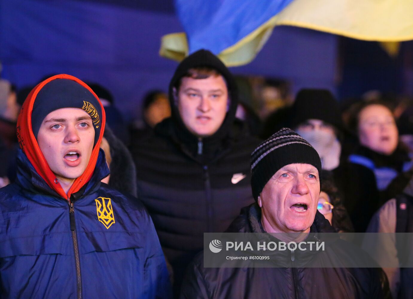 Акция протеста оппозиции в Киеве