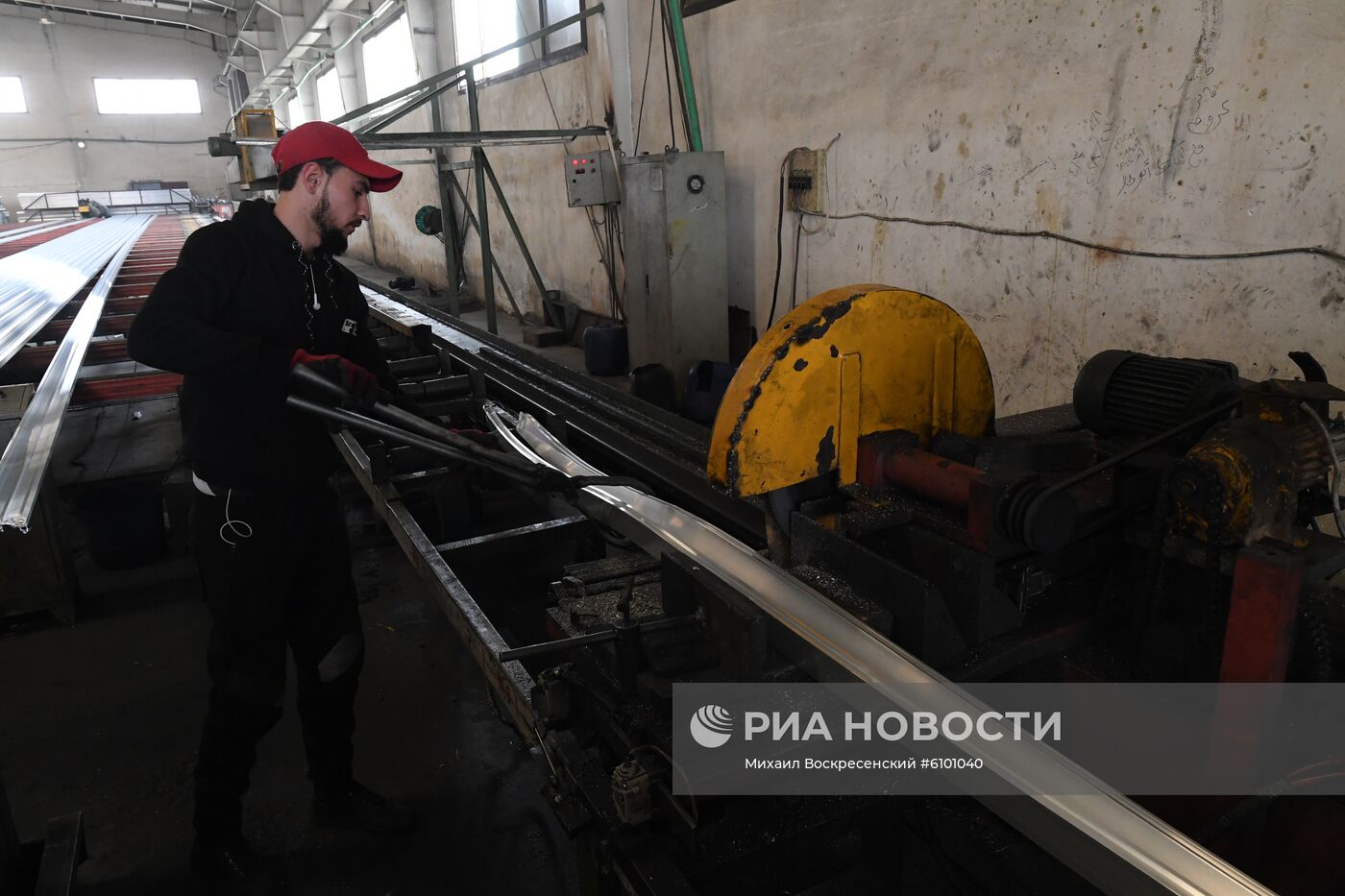 Завод по производству алюминиевого профиля в пригороде Дамаска