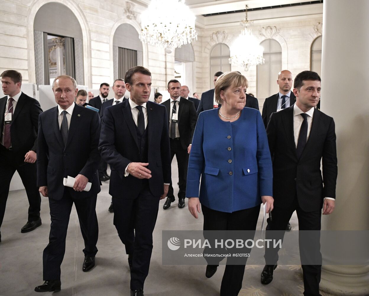 Рабочий визит президента РФ В. Путина во Францию