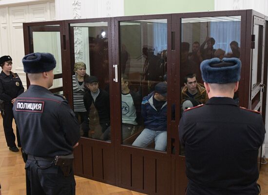 Заседание суда по делу о теракте в метро Санкт-Петербурга