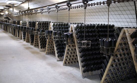 Производство шампанского в Абрау-Дюрсо