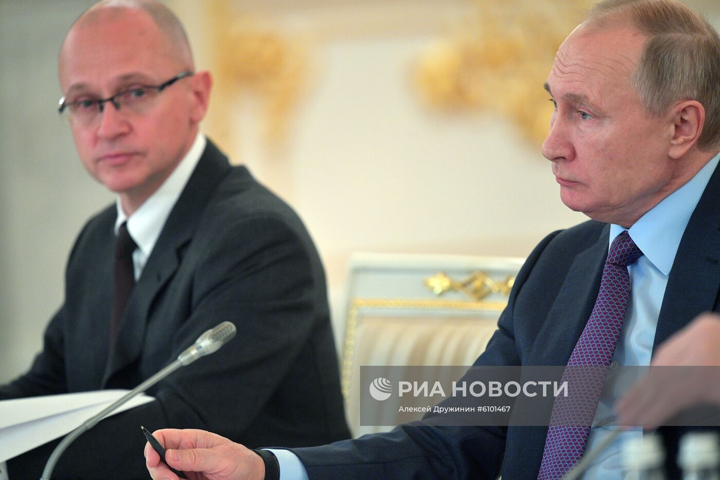 Президент РФ В. Путин провел заседание Совета по развитию гражданского общества и правам человека