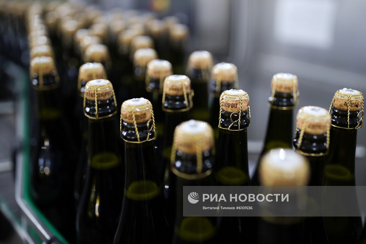 Производство шампанского в Абрау-Дюрсо