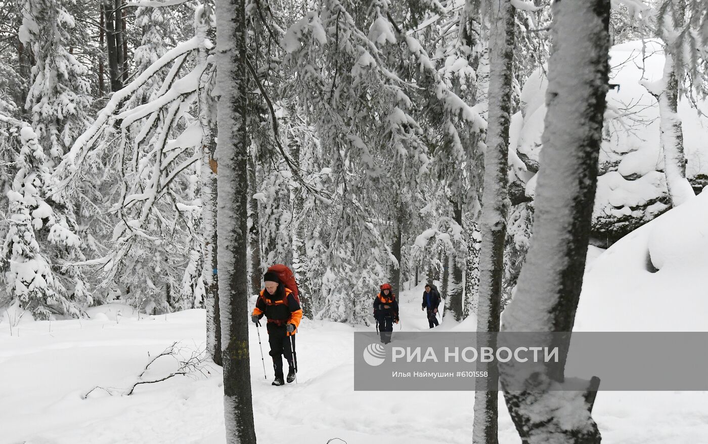 Работа отряда "Спасатель" в Красноярске