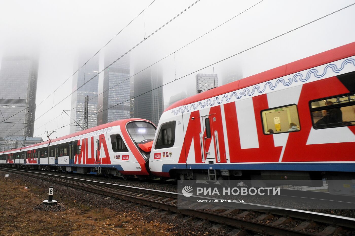 Работа Московских центральных диаметров