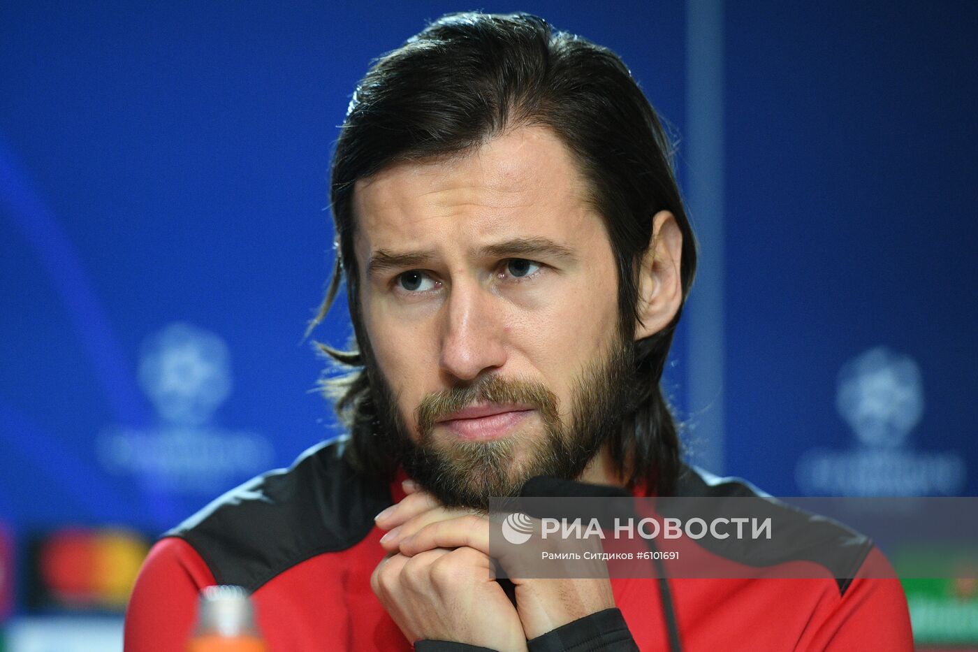 Футбол. Лига чемпионов. Тренировка ФК "Локомотив"