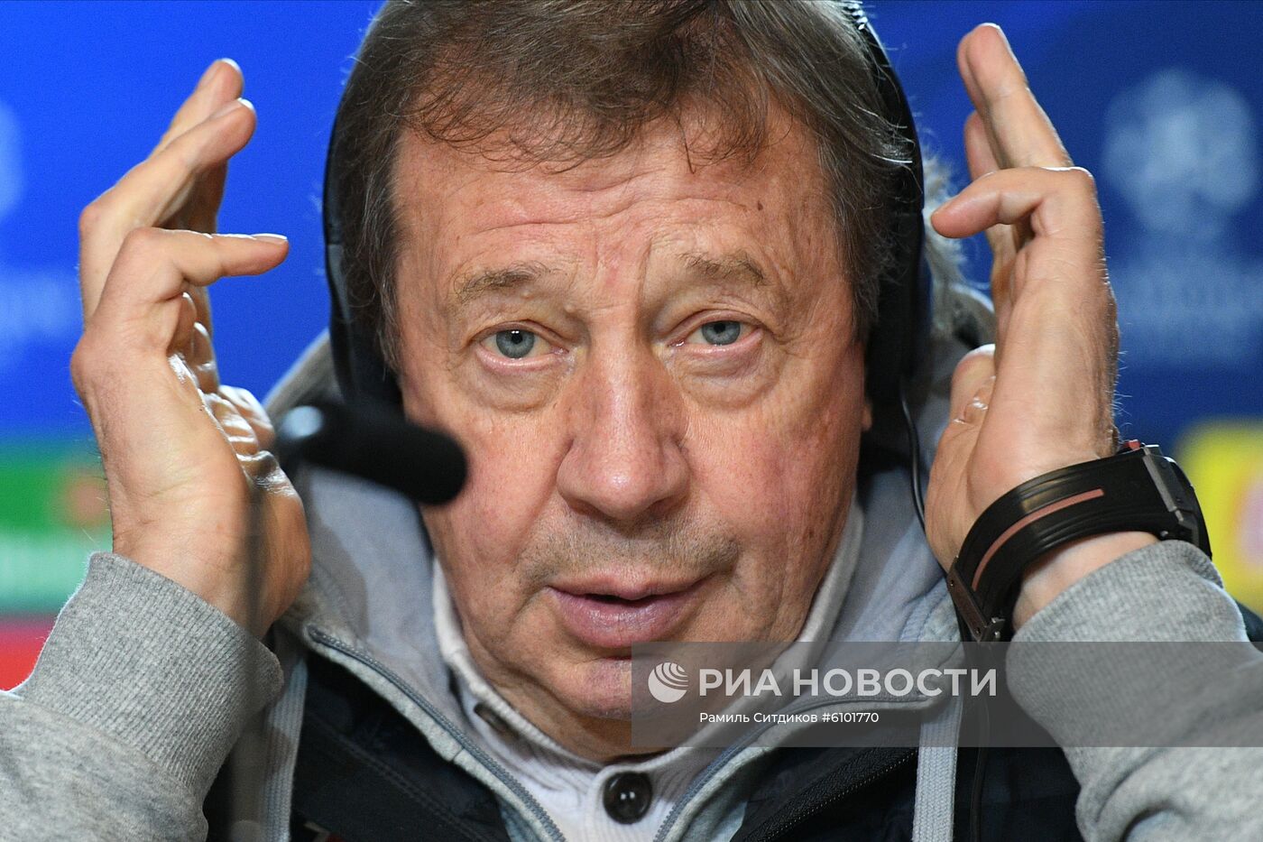 Футбол. Лига чемпионов. Тренировка ФК "Локомотив"