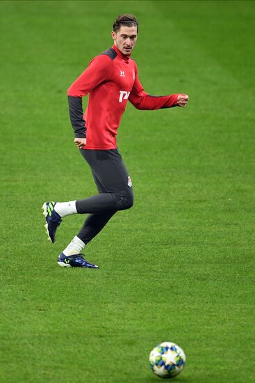 Футбол. Лига чемпионов. Тренировка ФК "Локомотив"