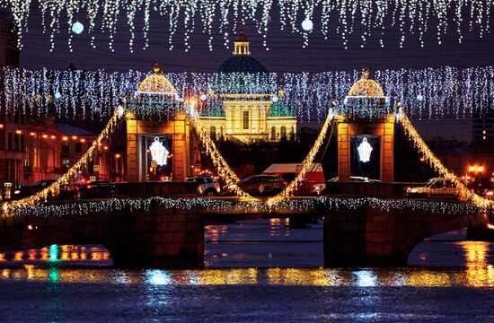 Предновогодний Санкт-Петербург