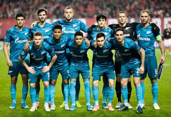 Футбол. Лига чемпионов. Матч "Бенфика"  "Зенит"