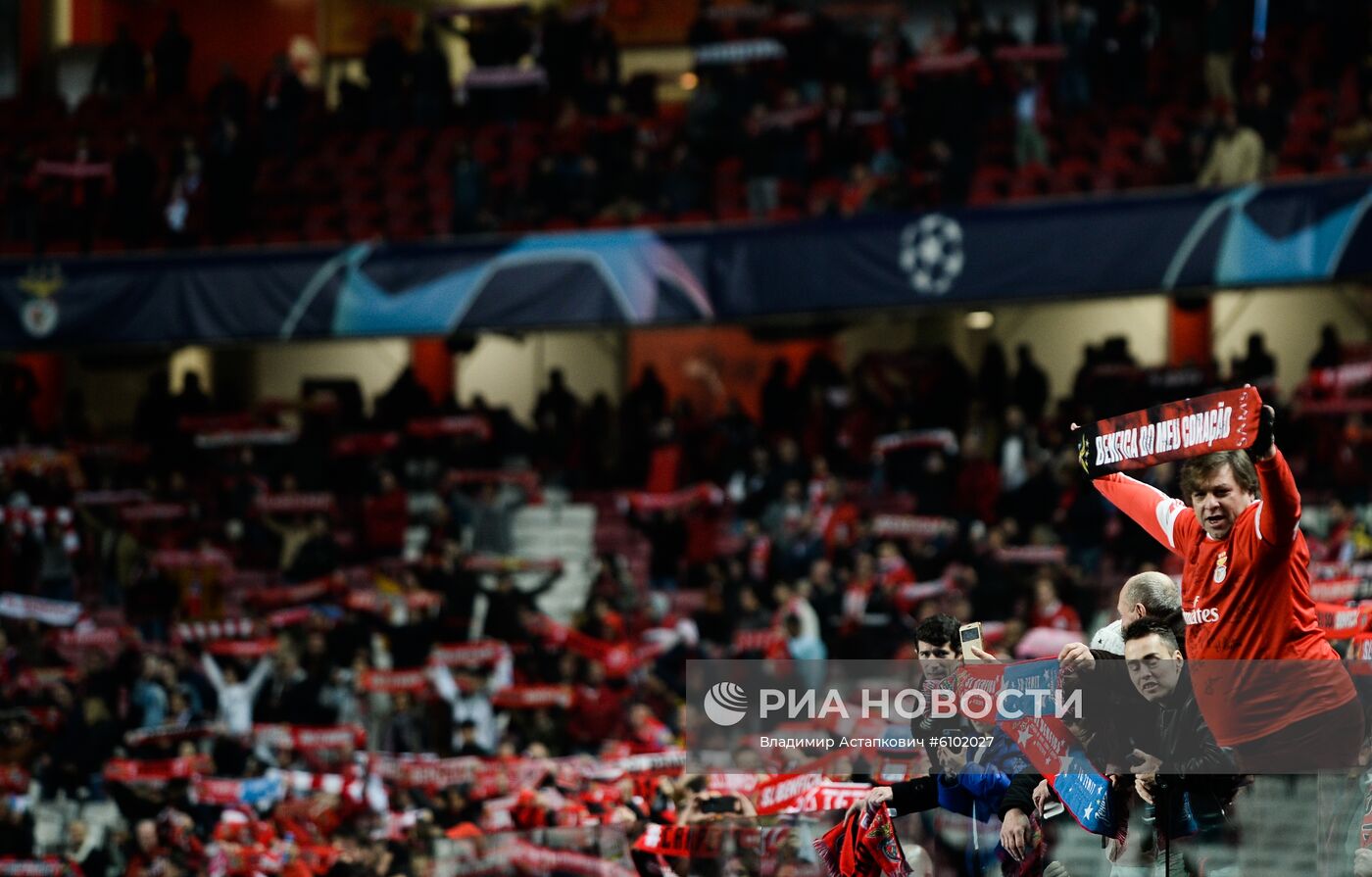 Футбол. Лига чемпионов. Матч "Бенфика" "Зенит"