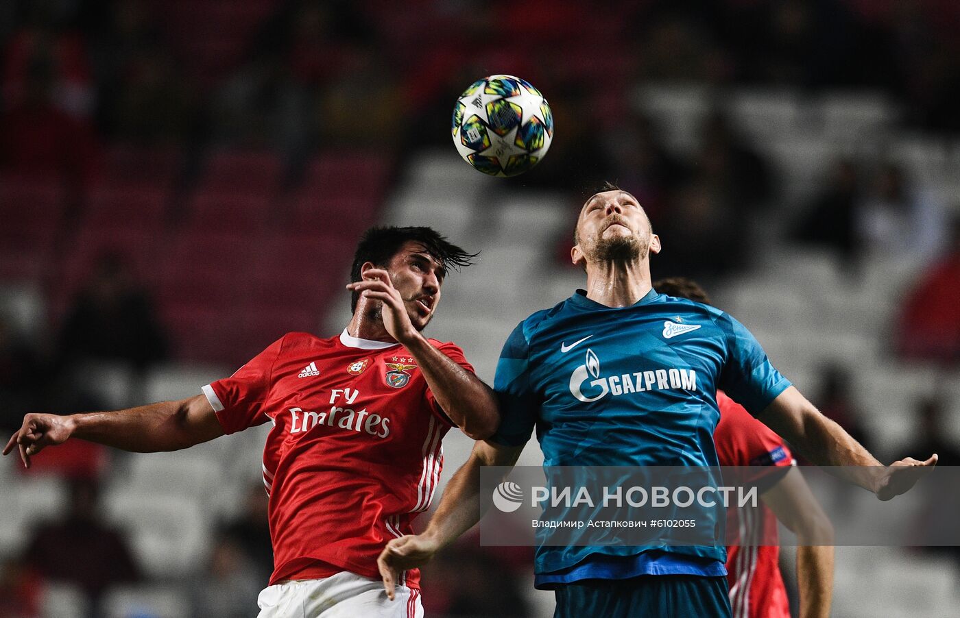 Футбол. Лига чемпионов. Матч "Бенфика" "Зенит"