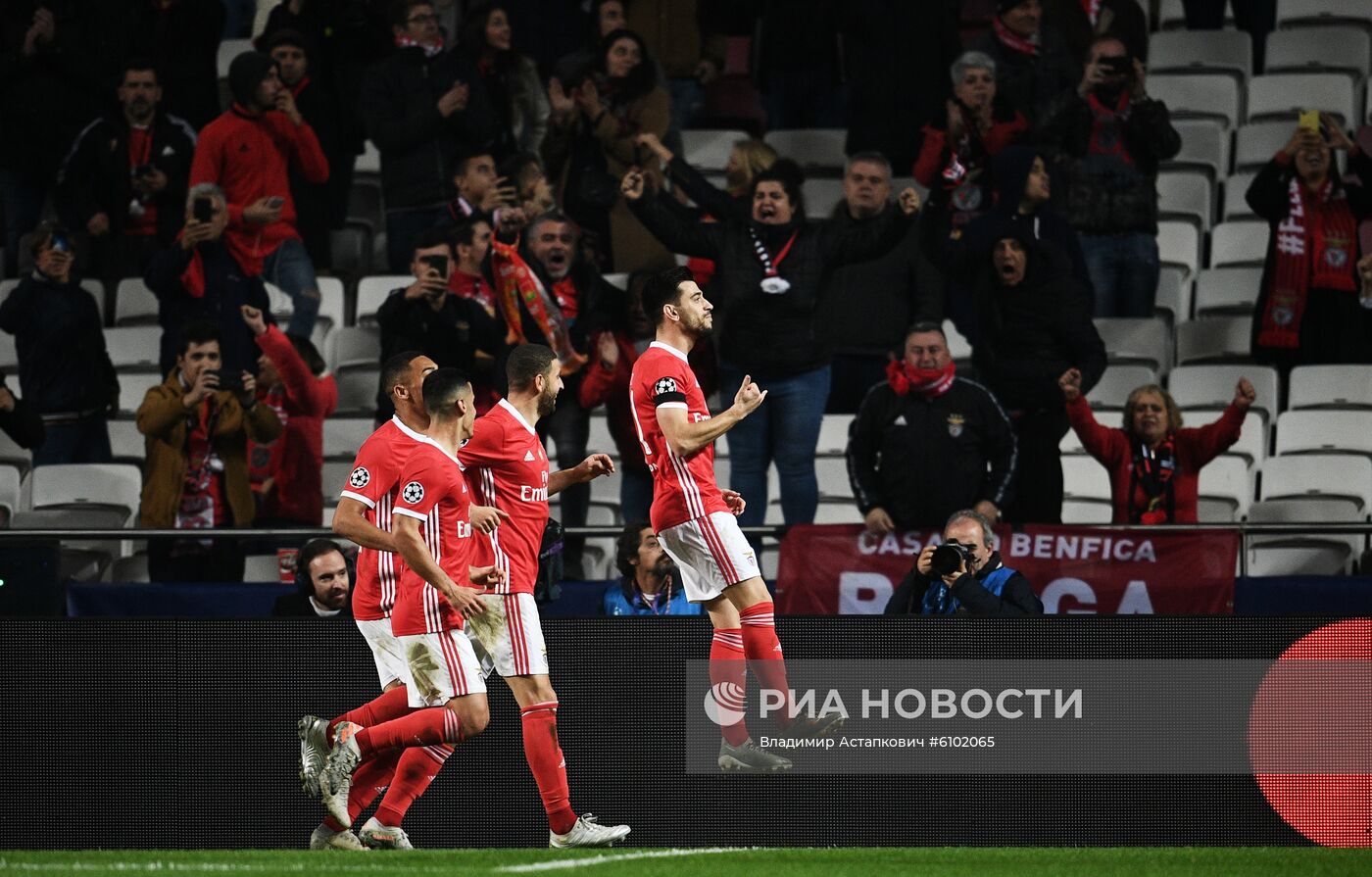 Футбол. Лига чемпионов. Матч "Бенфика" "Зенит"