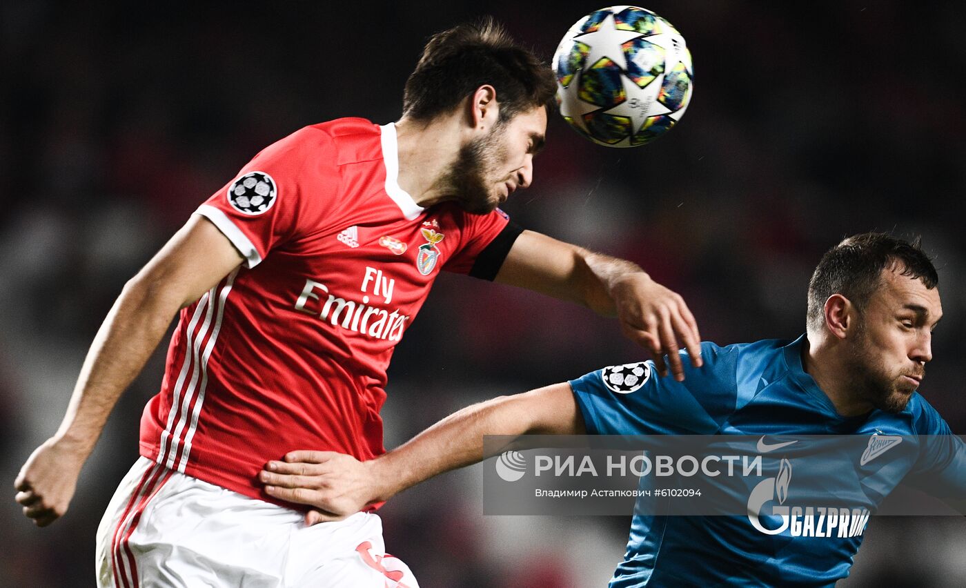 Футбол. Лига чемпионов. Матч "Бенфика" "Зенит"