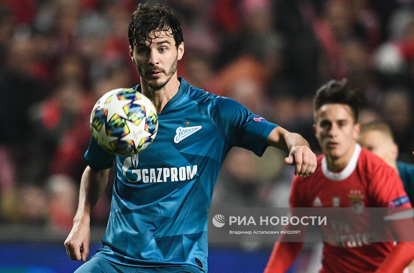 Футбол. Лига чемпионов. Матч "Бенфика" "Зенит"