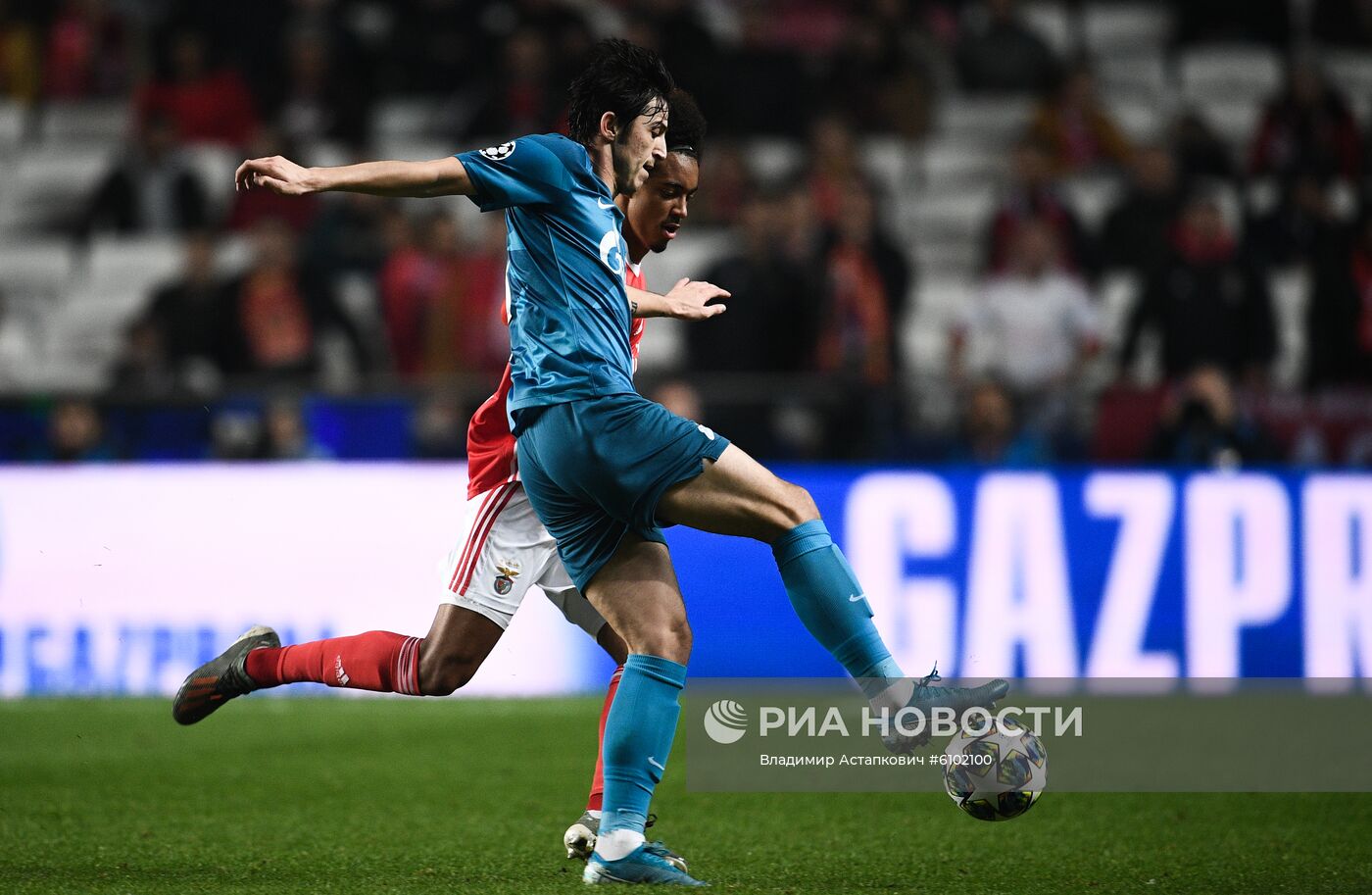 Футбол. Лига чемпионов. Матч "Бенфика" "Зенит"