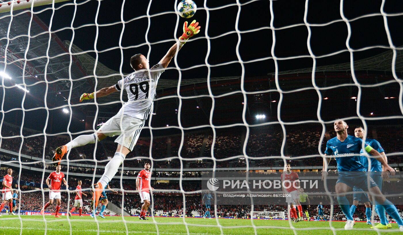 Футбол. Лига чемпионов. Матч "Бенфика" "Зенит"