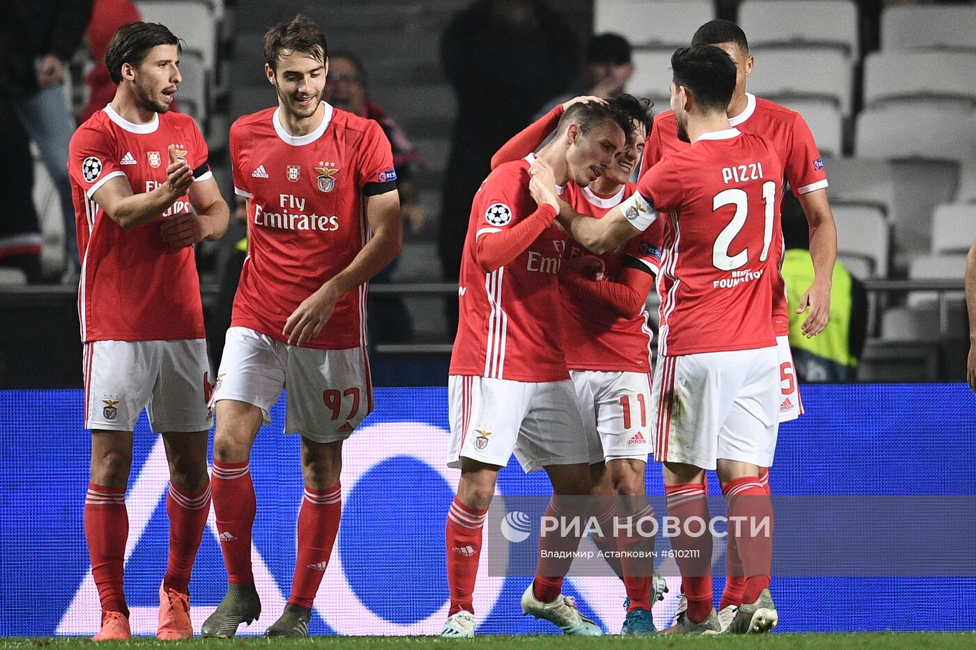 Футбол. Лига чемпионов. Матч "Бенфика" "Зенит"