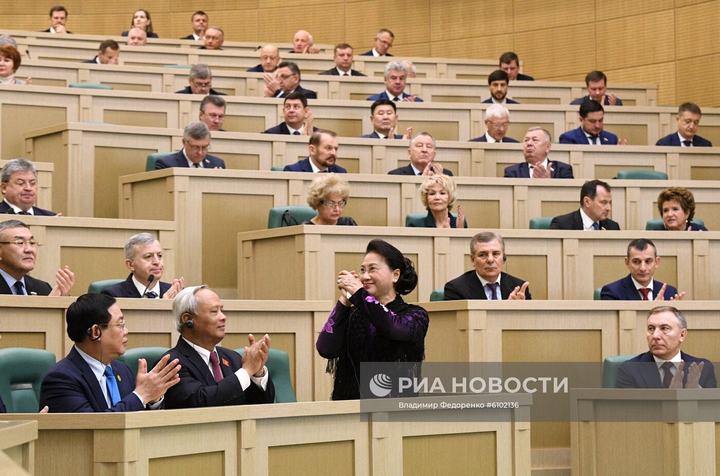 Заседание Совета Федерации РФ