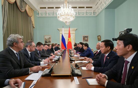 Премьер-министр РФ Д. Медведев встретился с главой парламента Вьетнама Н. Т. К. Нган