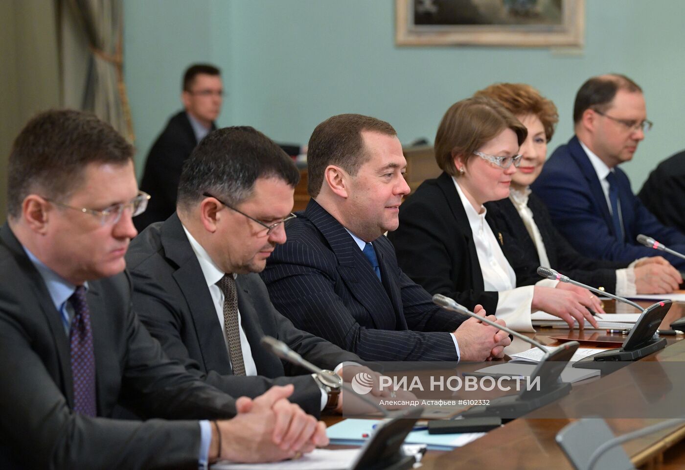 Премьер-министр РФ Д. Медведев встретился с главой парламента Вьетнама Н. Т. К. Нган