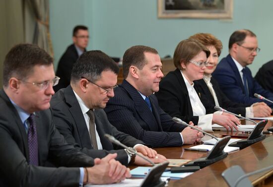 Премьер-министр РФ Д. Медведев встретился с главой парламента Вьетнама Н. Т. К. Нган