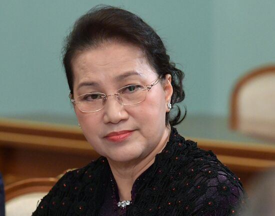 Премьер-министр РФ Д. Медведев встретился с главой парламента Вьетнама Н. Т. К. Нган