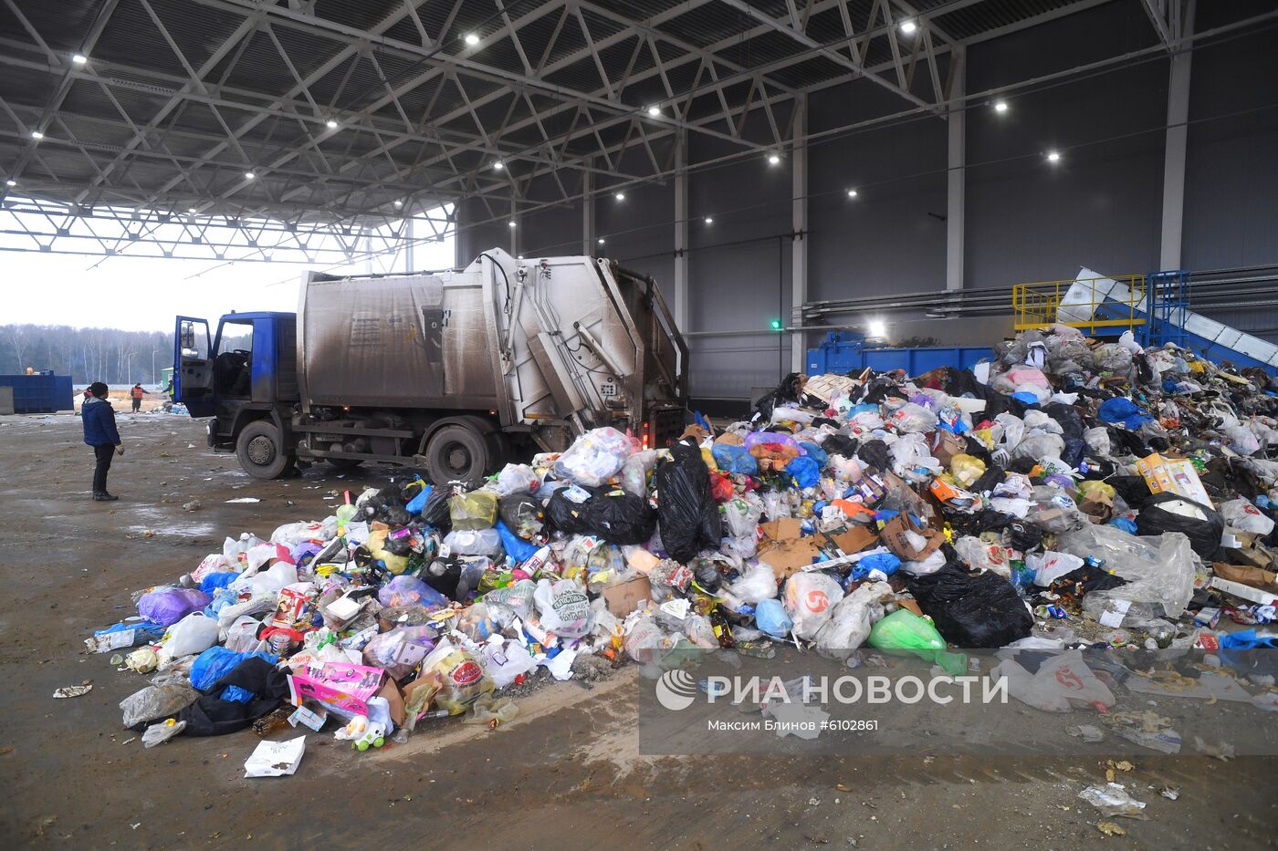 Предприятие по переработке отходов в Подмосковье 
