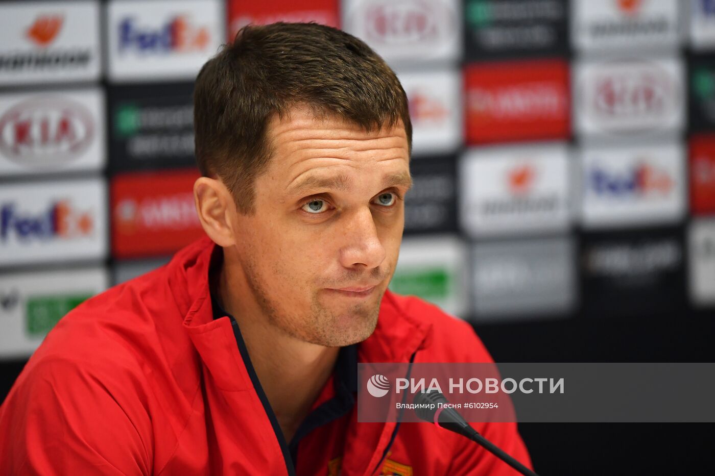 Футбол. Лига Европы. Тренировка ПФК ЦСКА