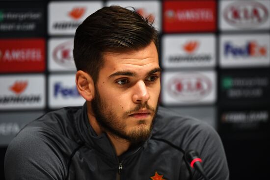 Футбол. Лига Европы. Тренировка ПФК ЦСКА