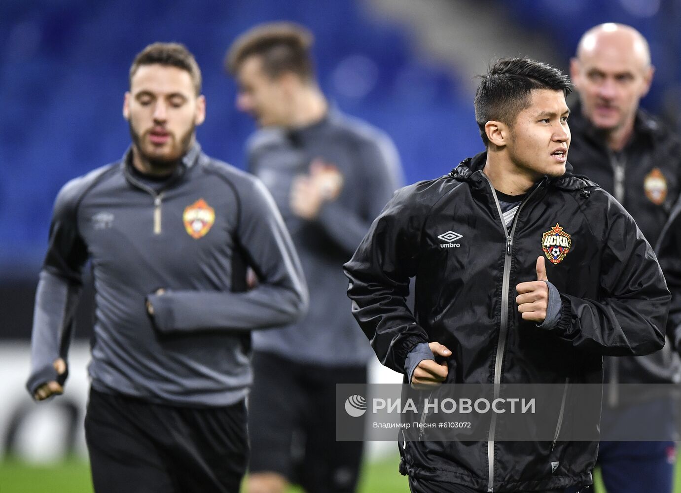 Футбол. Лига Европы. Тренировка ПФК ЦСКА