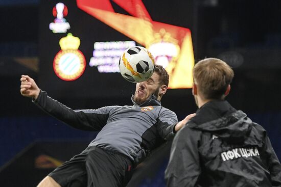 Футбол. Лига Европы. Тренировка ПФК ЦСКА