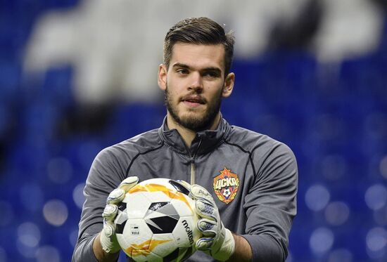 Футбол. Лига Европы. Тренировка ПФК ЦСКА