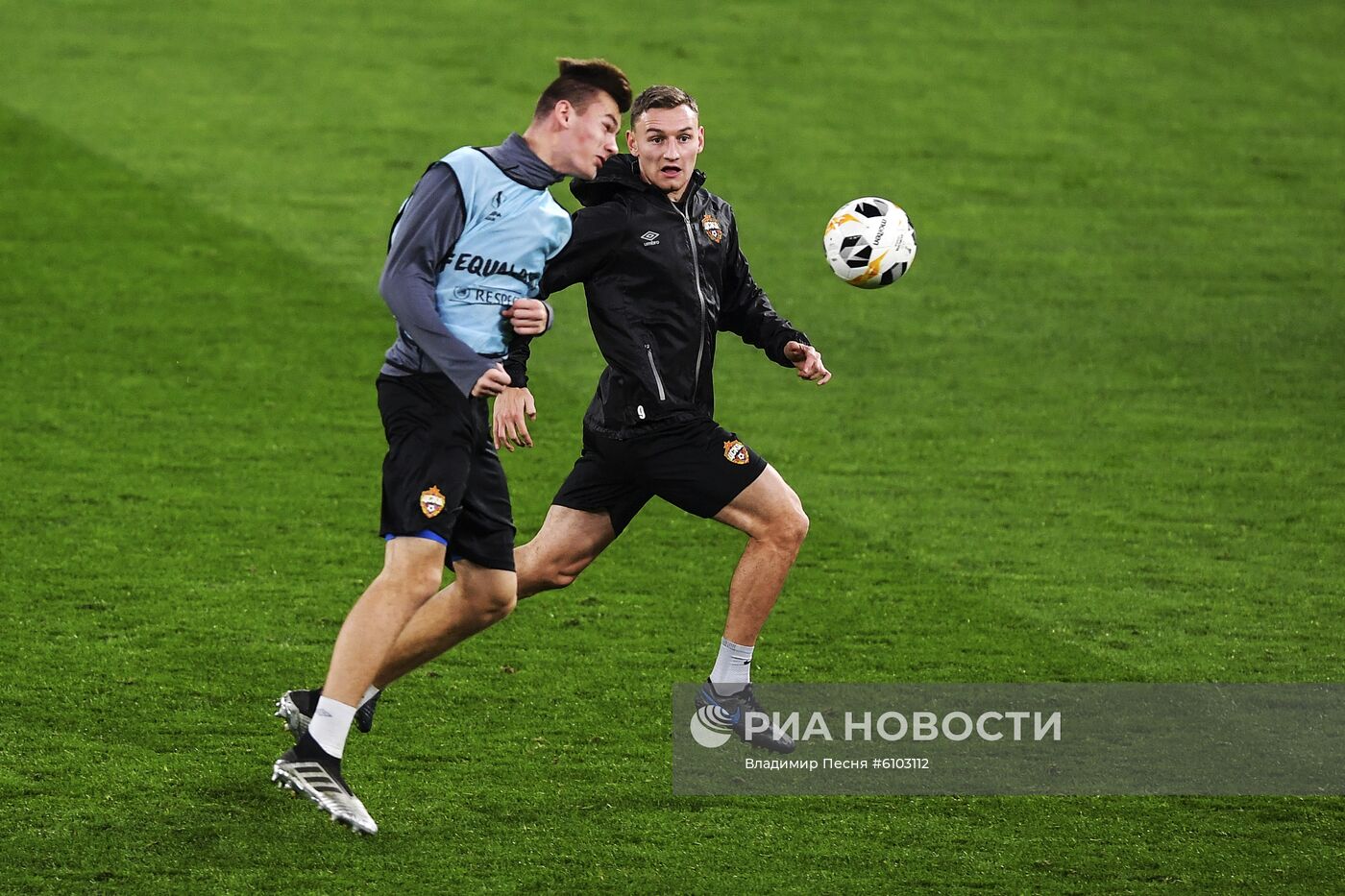 Футбол. Лига Европы. Тренировка ПФК ЦСКА