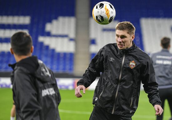 Футбол. Лига Европы. Тренировка ПФК ЦСКА