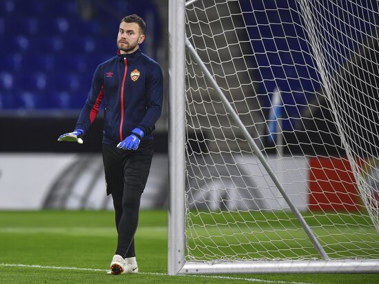 Футбол. Лига Европы. Тренировка ПФК ЦСКА