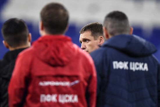 Футбол. Лига Европы. Тренировка ПФК ЦСКА