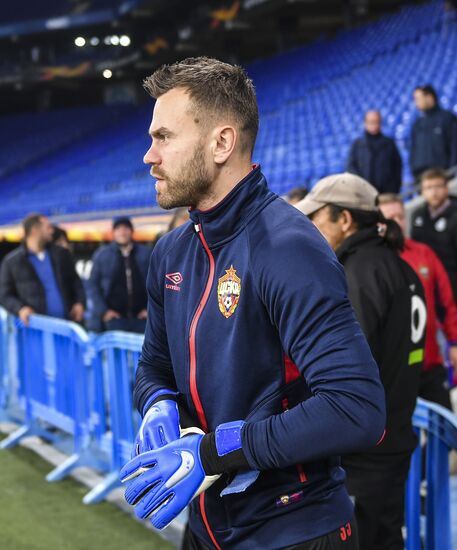 Футбол. Лига Европы. Тренировка ПФК ЦСКА