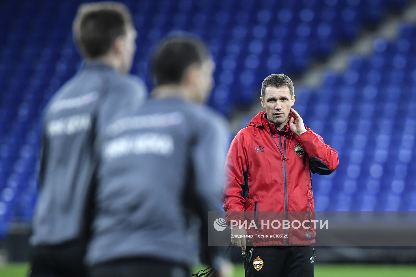 Футбол. Лига Европы. Тренировка ПФК ЦСКА