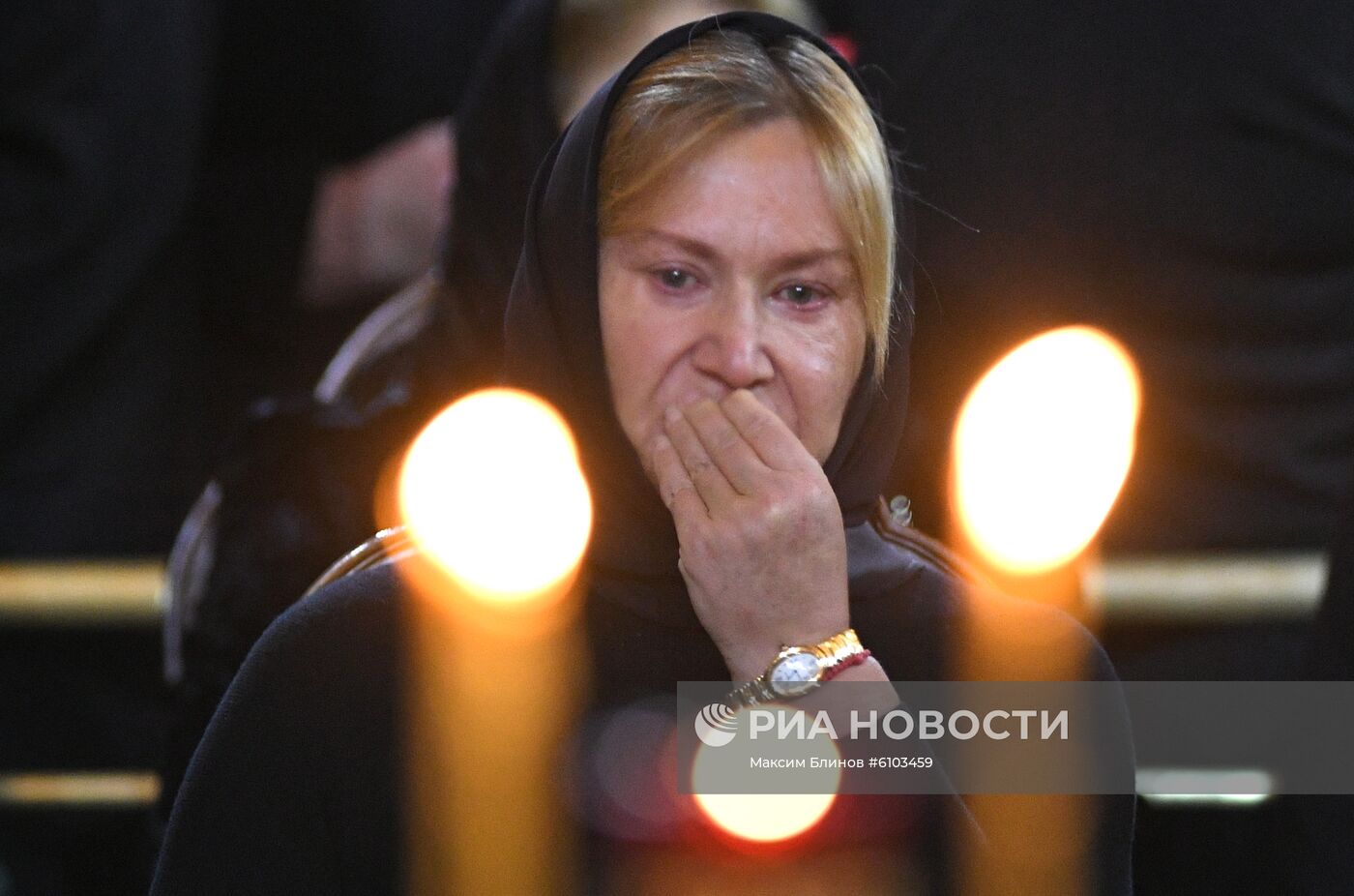 Прощание с Ю. Лужковым