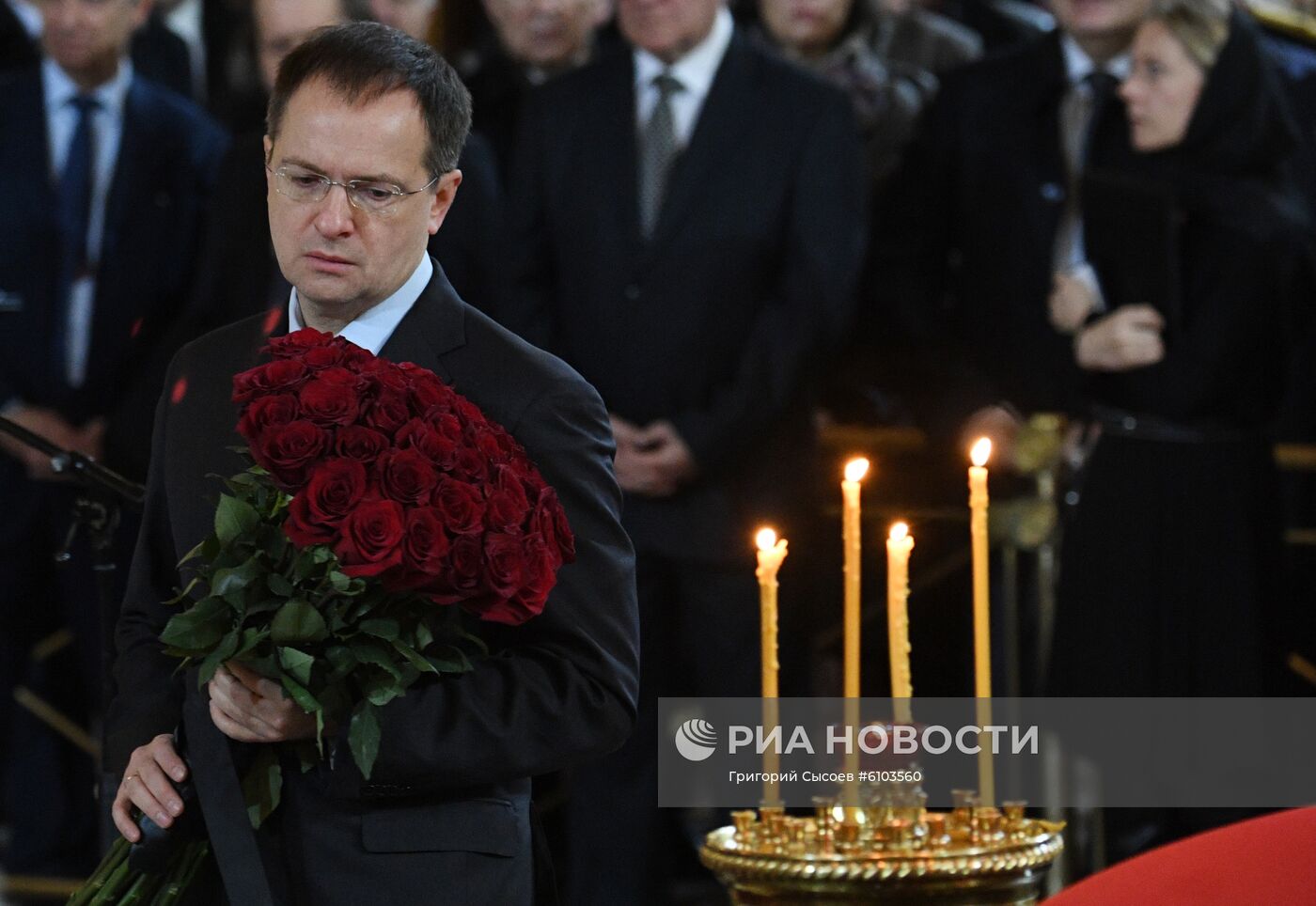 Прощание с Ю. Лужковым