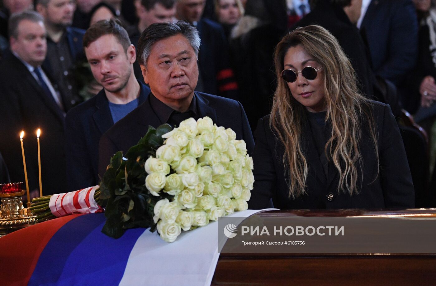 Прощание с Ю. Лужковым