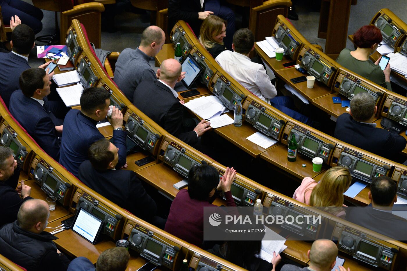 Заседание Верховной рады Украины