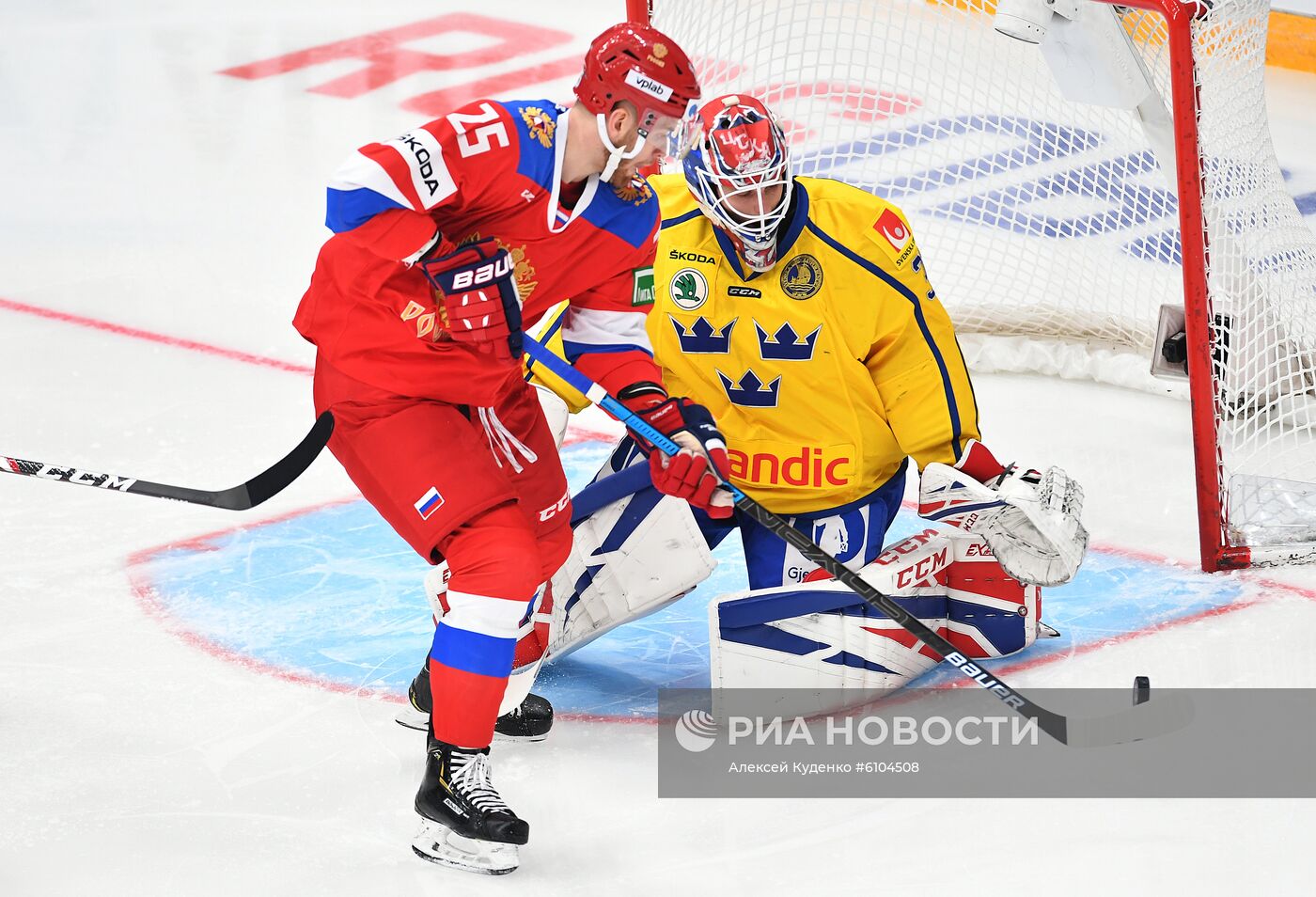 Хоккей. Кубок Первого канала. Швеция - Россия